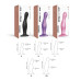 Насадка для страпона Strap-On-Me Dildo Plug Curvy Rose Dragee Metallic M - Фото №3