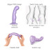 Насадка для страпона Strap-On-Me Dildo Plug P&G Lilas Metallic M - Фото №2