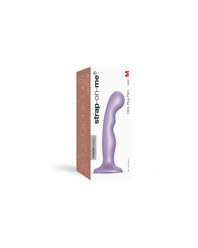 Насадка для страпона Strap-On-Me Dildo Plug P&G Lilas Metallic M - Фото №4