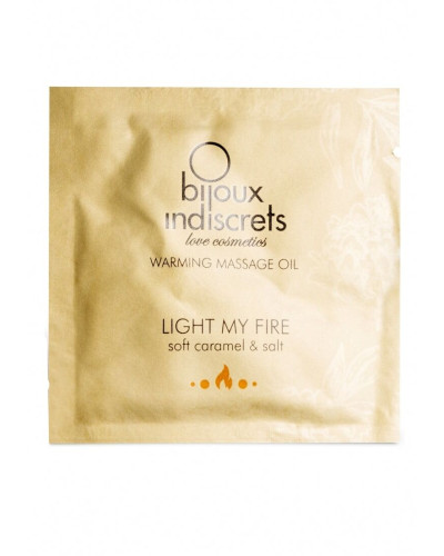 Пробник Bijoux Indiscrets Sachette Light My Fire – Caramel&Sea salt (2 мл) - Фото №1