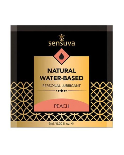 Пробник Sensuva — Natural Water-Based Peach (6 мл) - Фото №1