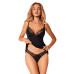 (SALE) Топ та трусики Obsessive Bella Rou top & panties XS/S, топ, трусики - Фото №1