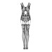 (SALE) Бодістокінг Obsessive Bodystocking F239 S/M/L, з доступом - Фото №4