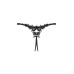 Прозрачные стринги с доступом Obsessive Celia Noir crotchless thong XL/2XL - Фото №6