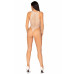 Боді-сітка Leg Avenue Net snap crotch tank bodysuit White, One Size - Фото №6