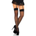 Сексуальні панчохи під підв’язки Leg Avenue Sheer Stockings Black, one size - Фото №1