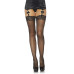 Чулки со швом и стразами Leg Avenue Stockings Rhinestone backseam, кружевная резинка, one size - Фото №2