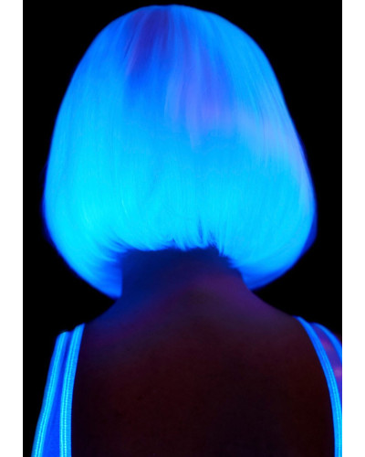 Перука, що світиться в темряві Leg Avenue Pearl short natural bob wig White, коротка, перлинна, 33 с - Фото №2