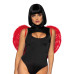 (SALE) Крила дияволиці Leg Avenue devil wings Red, справжнє пір’я - Фото №1