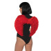 (SALE) Крила дияволиці Leg Avenue devil wings Red, справжнє пір’я - Фото №3
