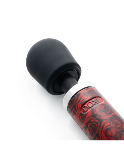 Вибромассажер DOXY Die Cast ROSE PATTERN, очень мощный, питание 220В, металлический корпус - Фото №3