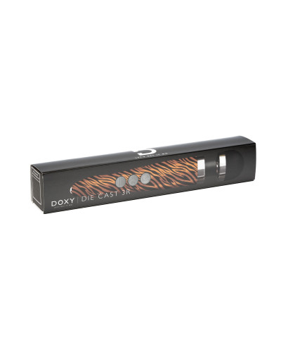 Вибромассажер DOXY Die Cast 3R - TIGER, очень мощный, перезаряжаемый, металлический корпус - Фото №4