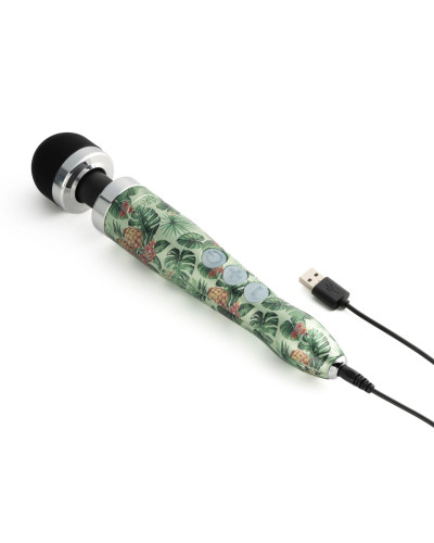 Вибромассажер DOXY Die Cast 3R - PINEAPPLE, очень мощный, перезаряжаемый, металлический корпус - Фото №3