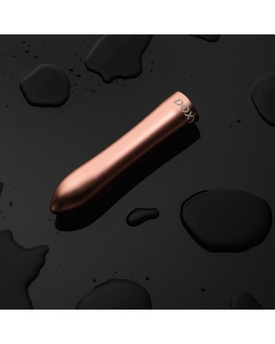 Потужна віброкуля DOXY ROSE GOLD у металевому кейсі, ультрагладенька, 7 режимів - Фото №6