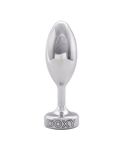 Металева анальна пробка DOXY Butt Plug SMOOTH, гладенька, діаметр 3,3 см - Фото №1