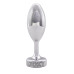 Металева анальна пробка DOXY Butt Plug SMOOTH, гладенька, діаметр 3,3 см - Фото №1