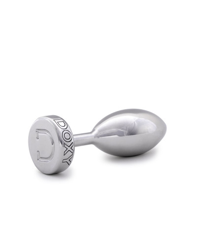 Металева анальна пробка DOXY Butt Plug SMOOTH, гладенька, діаметр 3,3 см - Фото №2