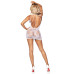 Ажурна сукня-сітка Leg Avenue Lace mini dress with cut-outs White, one size - Фото №3