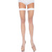 Чулки-сетка Leg Avenue Fishnet Thigh Highs One size, White, мелкая сетка - Фото №1