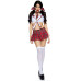 Костюм школьницы Leg Avenue Miss Prep School S/M, топ, юбка, галстук, бантики - Фото №2