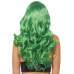 Хвиляста перука Leg Avenue Misfit Long Wavy Wig Green, довга, реалістичний вигляд, 61 см - Фото №2