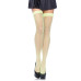 Неоновые чулки-сетка Leg Avenue Nylon Fishnet Thigh Highs Neon Green, one size - Фото №1