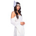 Повязка на голову с крыльями Leg Avenue Feather headband White, перья и натуральная кожа - Фото №3