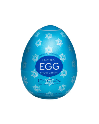 Мастурбатор-яйце Tenga Egg Snow Crystal з охолоджувальним лубрикантом - Фото №1
