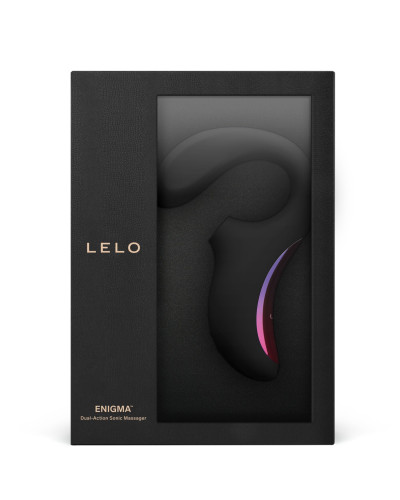 Кліторально-вагінальний звуковий стимулятор LELO Enigma Black - Фото №8