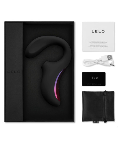 Кліторально-вагінальний звуковий стимулятор LELO Enigma Black - Фото №9