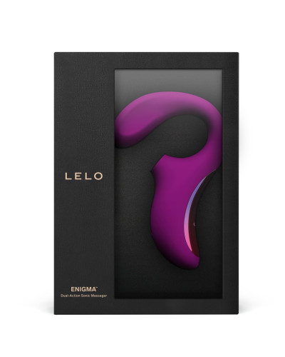 Клиторально-вагинальный звуковой стимулятор LELO Enigma Deep Rose - Фото №8