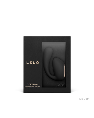 Смарт-вібратор LELO Ida Wave Black, вагінально-кліторальний, технологія WaveMotion, 2 мотори - Фото №7