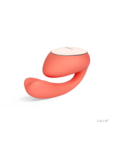 Смарт-вібратор LELO Ida Wave Coral Red, вагінально-кліторальний, технологія WaveMotion, 2 мотори - Фото №2
