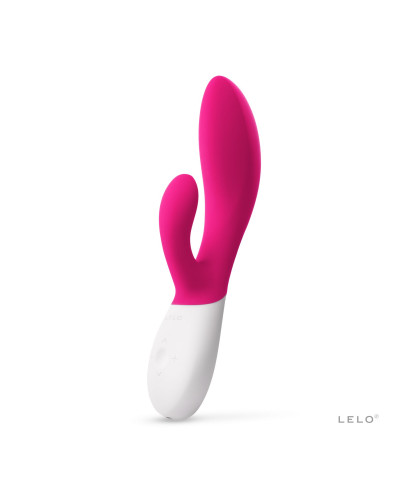 Вибратор-кролик LELO Ina Wave 2 Cerise, манящее движение ствола + вибрации - Фото №1