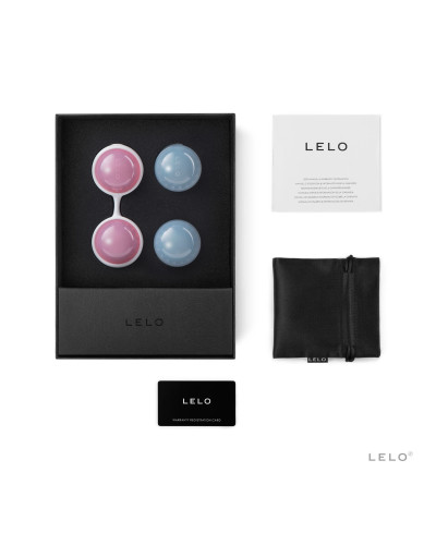 Набір вагінальних кульок LELO Beads, діаметр 3,5 см, змінне навантаження, 2х28 та 2х37 г - Фото №4