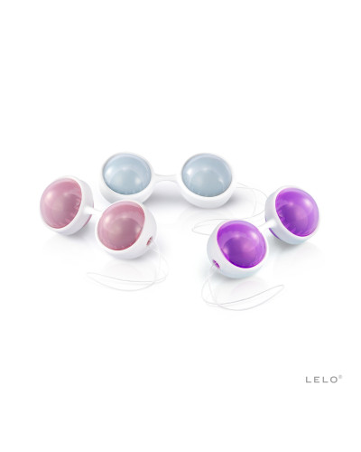 Набор вагинальных шариков LELO Beads Plus, диаметр 3,5 см, изменяемая нагрузка, 2х28, 2х37 и 2х60 г - Фото №1