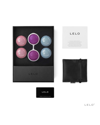 Набор вагинальных шариков LELO Beads Plus, диаметр 3,5 см, изменяемая нагрузка, 2х28, 2х37 и 2х60 г - Фото №4