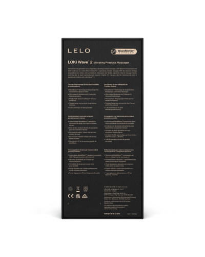 Масажер простати LELO Loki Wave 2 Black, 2 мотори, манливий рух + вібрація - Фото №5