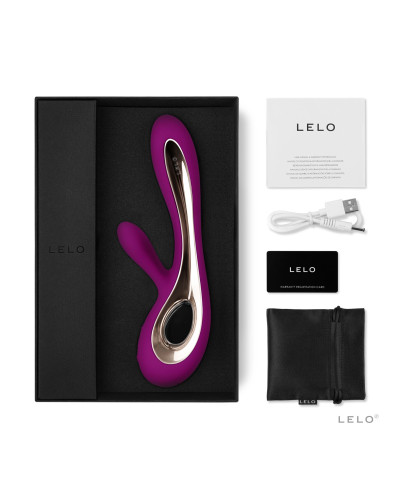 Вибратор-кролик LELO Soraya 2 Deep Rose, 12 режимов вибрации, до 4 часов работы - Фото №2