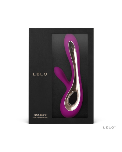Вибратор-кролик LELO Soraya 2 Deep Rose, 12 режимов вибрации, до 4 часов работы - Фото №3