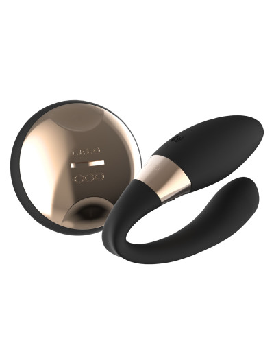 Вібратор для пар LELO Tiani Duo Black, 2 мотори, пульт ДК - Фото №1