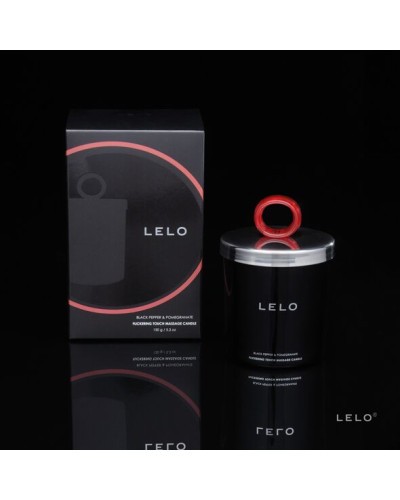 Масажна свічка LELO Massage Candle Black Pepper & Pomegranate, соєвий віск, 36 годин горіння - Фото №2