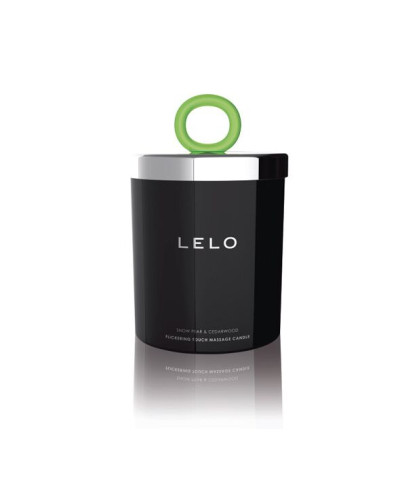 Масажна свічка LELO Massage Candle Snow Pear & Cedarwood, соєвий віск, 36 годин горіння - Фото №1