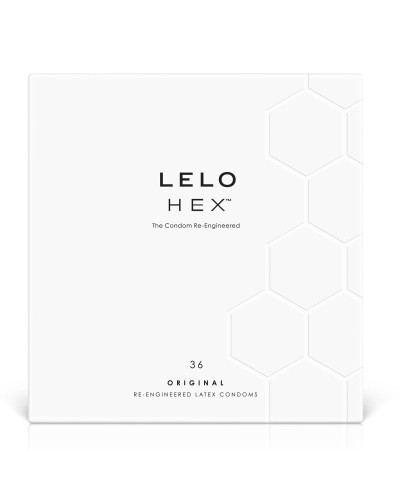 Презервативы LELO HEX Condoms Original 36 Pack, тонкие и суперпрочные - Фото №1
