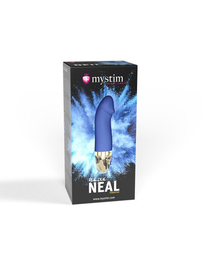 Вібратор Mystim Real Deal Neil Blue, потужний мотор, 8 режимів - Фото №8