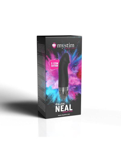 Вібратор з електростимуляцією Mystim Real Deal Neil Black Edition - Фото №8