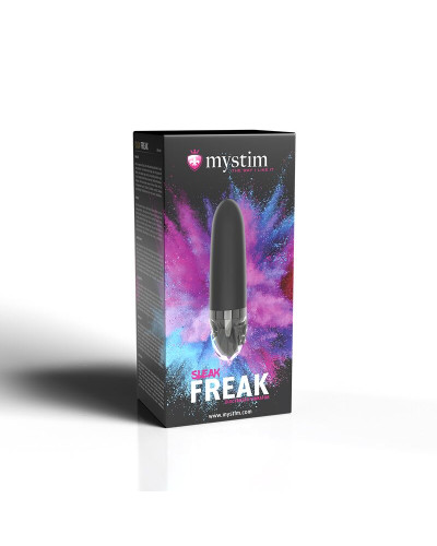 Вібратор з електростимуляцією Mystim Sleak Freak Black Edition - Фото №8