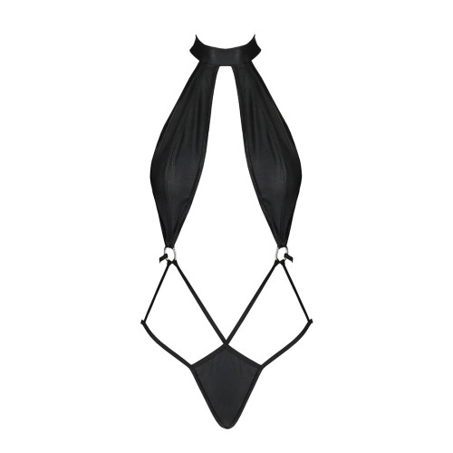 Боди-халтер из экокожи Passion JANNIES BODY L/XL black