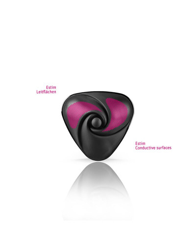Вібратор для клітора з електростимуляцією Mystim Heart's Desire Black Edition - Фото №9