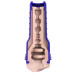 Мастурбатор-вагина Fleshlight Boost Bang Light Medium Flesh, плавающие кольца Turbo Tech - Фото №6